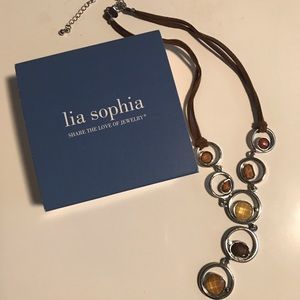 Lia Sophia Vintage Tiger Eye necklace